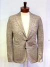 LBM Knit Sport Jacket: Taupe Slim Fit, with Unlined Body & Soft Shoulder