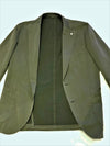 LBM Sport Jacket: Grey Slim Fit, Combed Cotton, with Unlined Body & Soft Shoulder