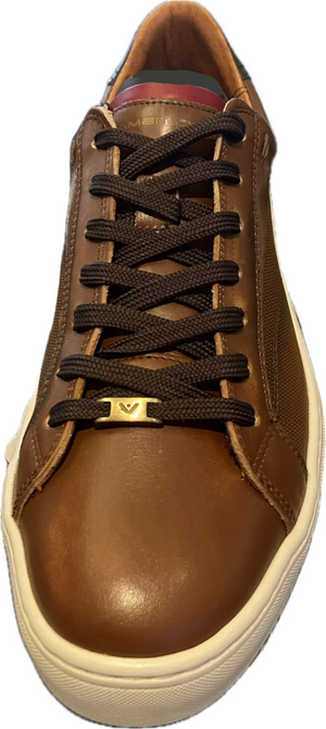 Ambitious Camel  Leather Low Top   Lace Up  Sneaker Shoe