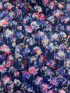 BLU by Polifroni Blue & Purple Floral Sport Shirt