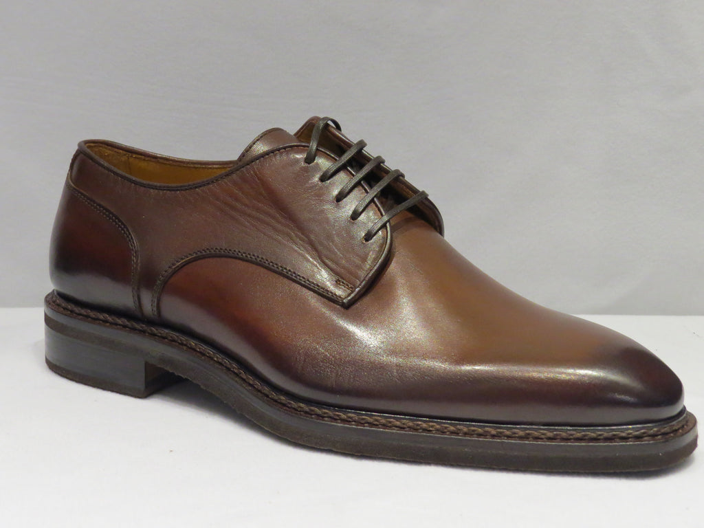 Jose Real Brown Lace Up Plain Toe Shoes
