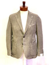 LBM Sport Jacket: Taupe Slim Fit, with Unlined Body & Soft Shoulder