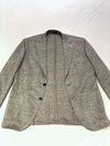 LBM Knit Sport Jacket: Stone Grey Slim Fit, with Unlined Body & Soft Shoulder