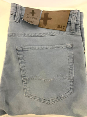 MAC JEANS  Dark Grey Cotton 5 Pocket Jeans
