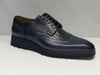 Jose Real Navy Blue Croco Print Wingtip Sneaker Lace Up Shoes