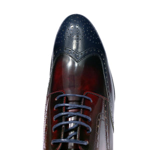 ON-SALE: Jared Lang Two Toned Blue and Wine Lace up Shoes